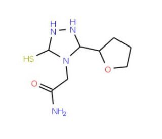 2-[3-(2-furyl)-5-mercapto-4H-1,2,4-triazol-4-yl]acetamide - chemical structure image