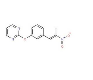 2-[3-(2-Nitro-1-propenyl)phenoxy]pyrimidine - chemical structure image