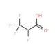 2,3,3,3-Tetrafluoropropanoic acid (CAS 359-49-9) - chemical structure image