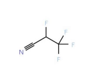 2,3,3,3-Tetrafluoropropionitrile (CAS 431-32-3) - chemical structure image