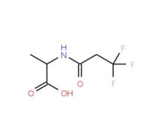 2-(3,3,3-trifluoropropanamido)propanoic acid - chemical structure image