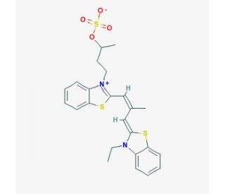 2-[3-(3-Ethyl-2(3H)-benzothiazolylidene)-2-methyl-1-propenyl]-3-[3-(sulfooxy)butyl]benzothiazolium hydroxide inner salt (CAS