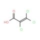 2,3,3-Trichloroacrylic acid (CAS 2257-35-4) - chemical structure image