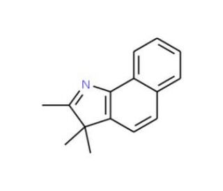 2,3,3-Trimethyl-3H-benzo[g]indole (CAS 74470-85-2) - chemical structure image