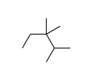 2,3,3-Trimethylpentane (CAS 560-21-4) - chemical structure image