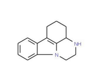 2,3,3a,4,5,6-Hexahydro-1H-pyrazino-[3,2,1-jk]carbazole - chemical structure image