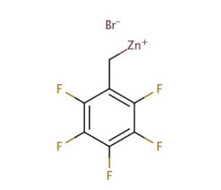 2,3,4,5,6-Pentafluorobenzylzinc bromide solution (CAS 352534-75-9) - chemical structure image
