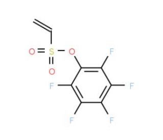 2,3,4,5,6-Pentafluorophenyl 1-ethylenesulfonate (CAS 452905-58-7) - chemical structure image