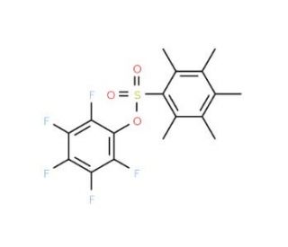 2,3,4,5,6-Pentafluorophenyl 2,3,4,5,6-pentamethylbenzenesulfonate - chemical structure image