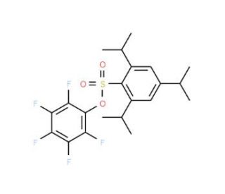2,3,4,5,6-Pentafluorophenyl 2,4,6-triisopropylbenzenesulfonate - chemical structure image