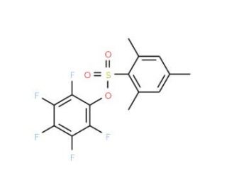2,3,4,5,6-Pentafluorophenyl 2,4,6-trimethylbenzenesulfonate - chemical structure image