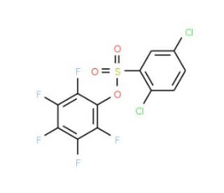 2,3,4,5,6-Pentafluorophenyl 2,5-dichlorobenzenesulfonate - chemical structure image