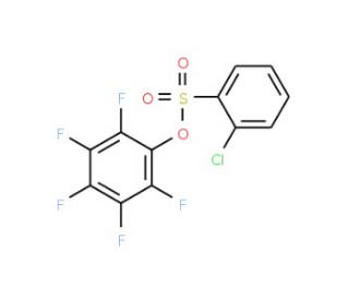 2,3,4,5,6-Pentafluorophenyl 2-chlorobenzenesulfonate - chemical structure image