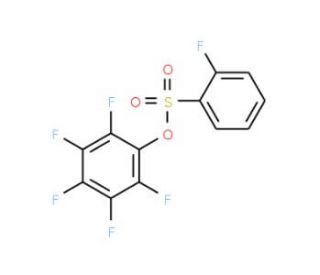 2,3,4,5,6-Pentafluorophenyl 2-fluorobenzenesulfonate - chemical structure image