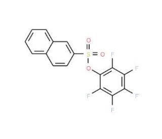 2,3,4,5,6-Pentafluorophenyl 2-naphthalenesulfonate - chemical structure image