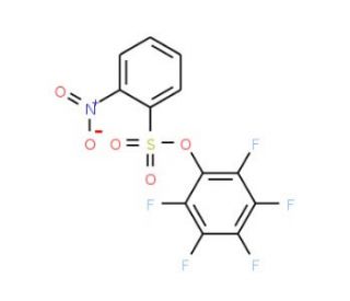 2,3,4,5,6-Pentafluorophenyl 2-nitrobenzenesulfonate - chemical structure image