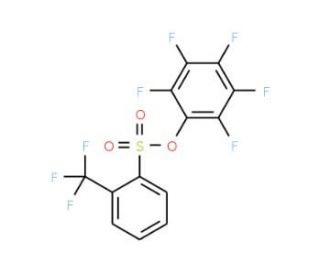 2,3,4,5,6-Pentafluorophenyl 2-(trifluoromethyl)benzenesulfonate - chemical structure image