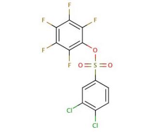 2,3,4,5,6-Pentafluorophenyl 3,4-dichlorobenzenesulfonate - chemical structure image