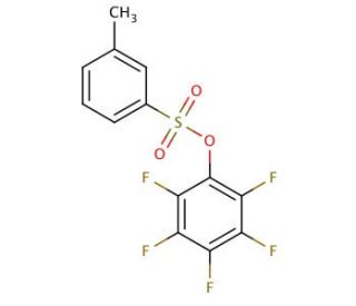 2,3,4,5,6-Pentafluorophenyl 3-methylbenzenesulfonate (CAS 885950-34-5) - chemical structure image