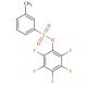 2,3,4,5,6-Pentafluorophenyl 3-methylbenzenesulfonate (CAS 885950-34-5) - chemical structure image