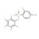2,3,4,5,6-Pentafluorophenyl 4-bromo-2-chlorobenzenesulfonate - chemical structure image