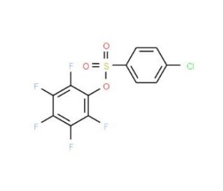 2,3,4,5,6-Pentafluorophenyl 4-chlorobenzenesulfonate - chemical structure image