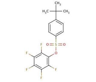 2,3,4,5,6-Pentafluorophenyl 4-(tert-butyl)-benzenesulfonate - chemical structure image