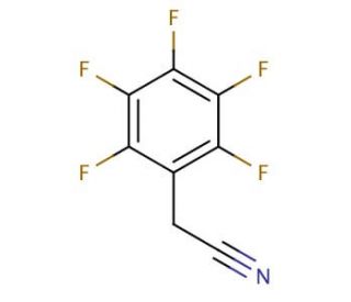 2,3,4,5,6-Pentafluorophenylacetonitrile (CAS 653-30-5) - chemical structure image