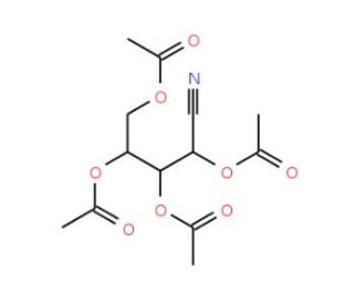 2,3,4,5-Tetra-O-acetyl-D-ribononitrile (CAS 25546-50-3) - chemical structure image