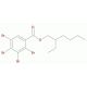 2,3,4,5-Tetrabromobenzoic Acid 2-Ethylhexyl Ester (CAS 183658-27-7) - chemical structure image