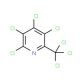 2,3,4,5-Tetrachloro-6-(trichloromethyl)pyridine (CAS 1134-04-9) - chemical structure image