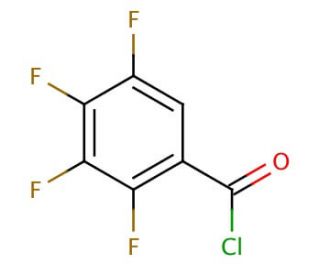 2,3,4,5-Tetrafluorobenzoyl chloride (CAS 94695-48-4) - chemical structure image