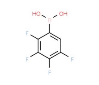 2,3,4,5-Tetrafluorophenylboronic acid (CAS 179923-32-1) - chemical structure image