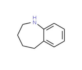 2,3,4,5-tetrahydro-1H-1-benzazepine (CAS 1701-57-1) - chemical structure image