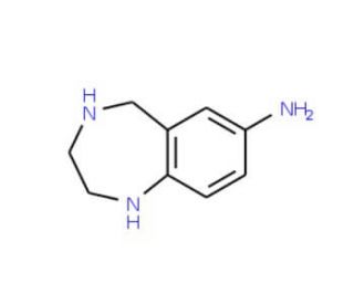2,3,4,5-Tetrahydro-1H-benzo[e][1,4]diazepin-7-ylamine (CAS 886366-79-6) - chemical structure image
