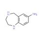2,3,4,5-Tetrahydro-1H-benzo[e][1,4]diazepin-7-ylamine (CAS 886366-79-6) - chemical structure image