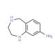 2,3,4,5-Tetrahydro-1H-benzo[e][1,4]diazepin-8-ylamine (CAS 886366-73-0) - chemical structure image