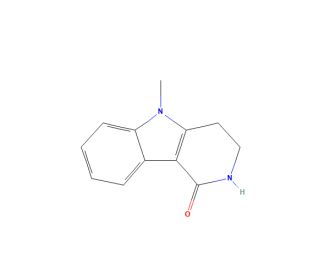 2,3,4,5-Tetrahydro-5-methyl-1H-pyrido[4,3-b]indol-1-one - chemical structure image