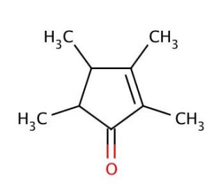 2,3,4,5-Tetramethyl-2-cyclopentenone (CAS 54458-61-6) - chemical structure image