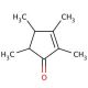 2,3,4,5-Tetramethyl-2-cyclopentenone (CAS 54458-61-6) - chemical structure image