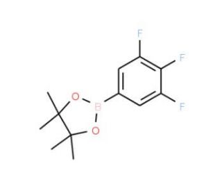 2-(3,4,5-Trifluorobenzene)-4,4,5,5-tetramethyl-1,3,2-dioxaborolane (CAS 827614-70-0) - chemical structure image