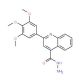 2-(3,4,5-Trimethoxy-phenyl)-quinoline-4-carboxylic acid hydrazide - chemical structure image