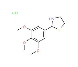 2-(3,4,5-Trimethoxy-phenyl)thiazolidine hydrochloride - chemical structure image