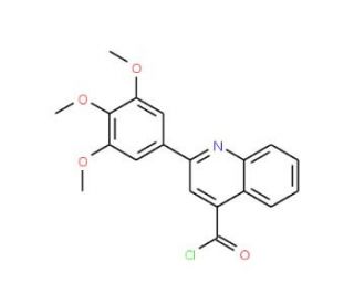 2-(3,4,5-trimethoxyphenyl)quinoline-4-carbonyl chloride - chemical structure image