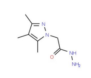 2-(3,4,5-trimethyl-1H-pyrazol-1-yl)acetohydrazide - chemical structure image