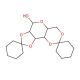 2,3:4,6-Di-o-cyclohexylidene-α-D-mannopyranose 的分子结构, CAS编号: 70835-78-8 2,3:4,6-Di-o-cyclohexylidene-α-D-mannopyranose (CAS 70835-78-8) - chemical structure image