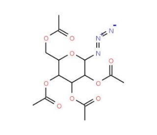 2,3,4,6-Tetra-O-acetyl-a-D-glucopyranosyl azide (CAS 20369-61-3) - chemical structure image