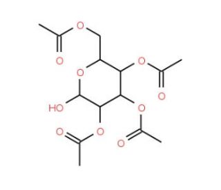 2,3,4,6-Tetra-O-acetyl-a-D-mannopyranose (CAS 22860-22-6) - chemical structure image