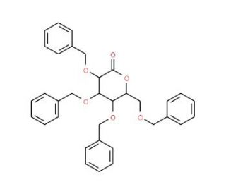 2,3,4,6-Tetra-O-benzyl-D-galactono-1,5-lactone (CAS 82598-84-3) - chemical structure image