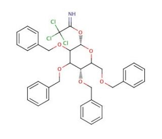 2,3,4,6-Tetra-O-benzyl-D-galactopyranose Trichloroacetimidate - chemical structure image